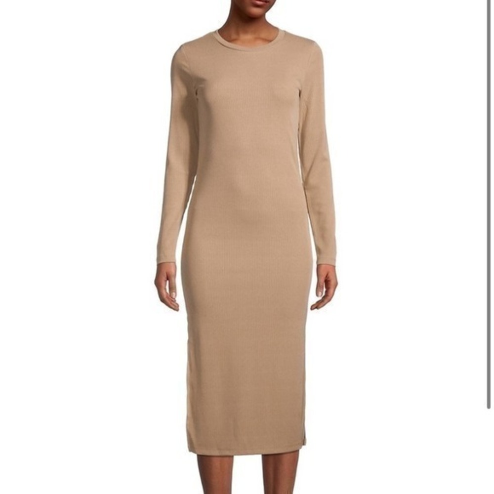 Lea & Viola Rib Knit Maxi Dress